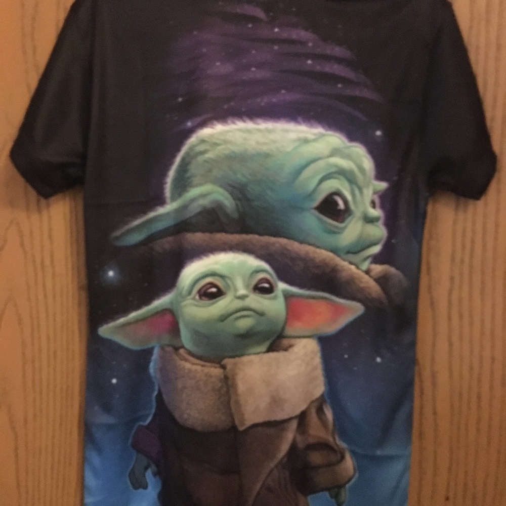 COPY - UNBRANDED Star Wars black kids shirt size 130cm(7t)    A-30